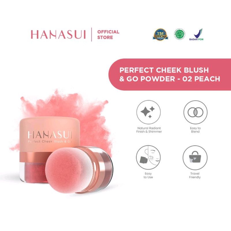 hanasui perfect cheek blush &go