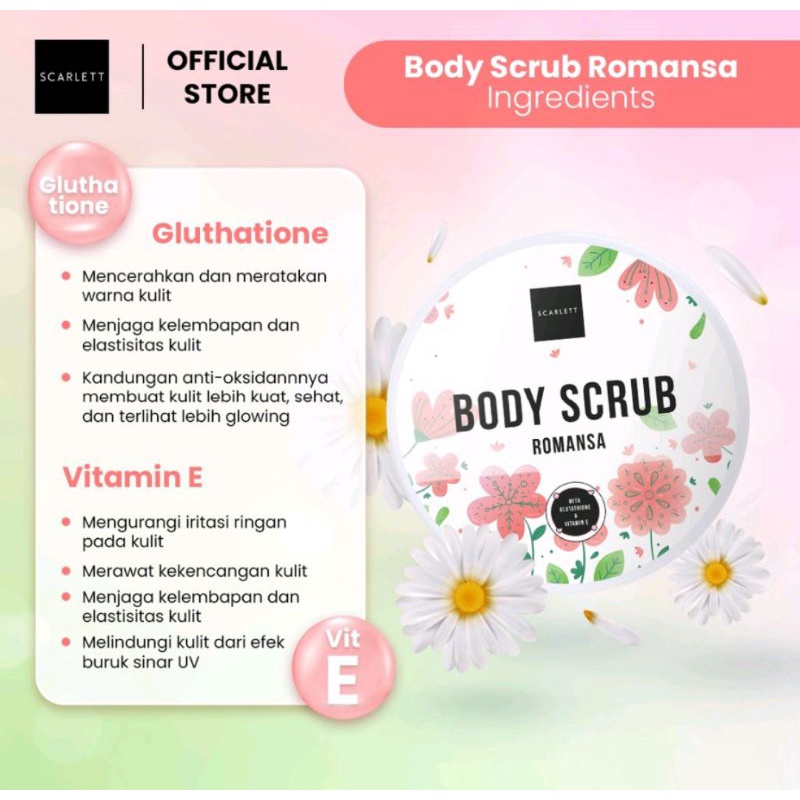 Scarlett Body Scrub Romansa