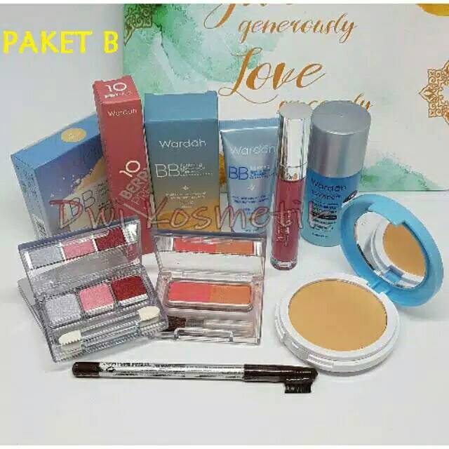 PAKET WARDAH LIGHTENING MAKE UP