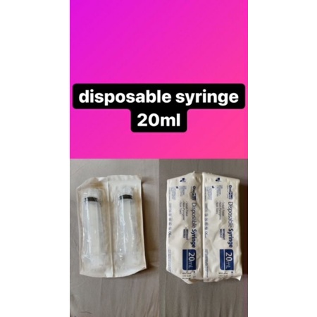 Syringe Disposable 20cc