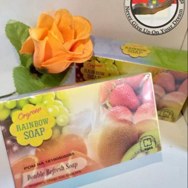 Rainbow soap