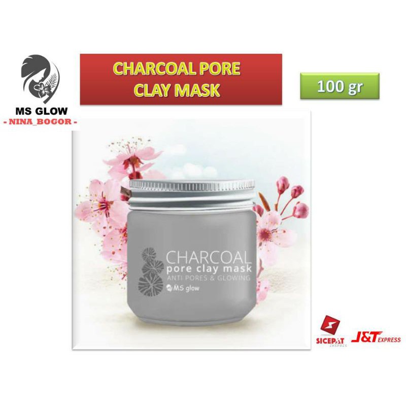 Charcoal Clay Mask MS GLOW