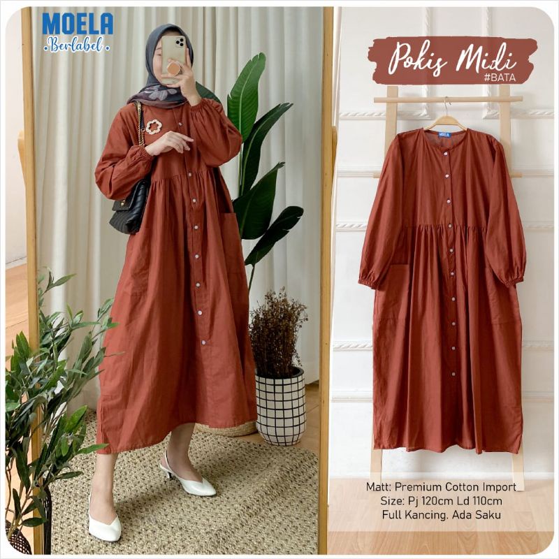 dress midi moela
