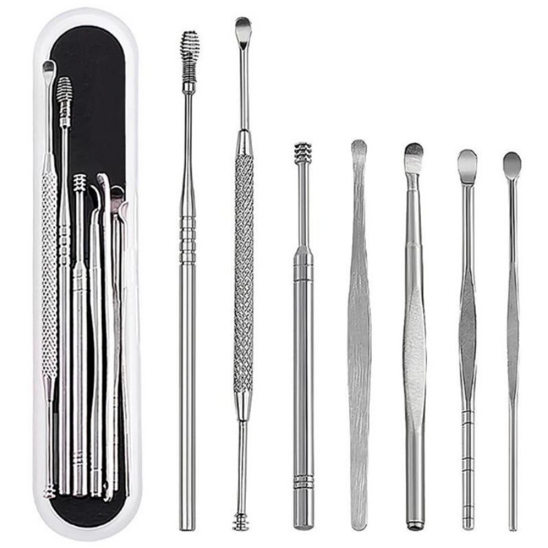PEMBERSIH TELINGA STAINLESS SET