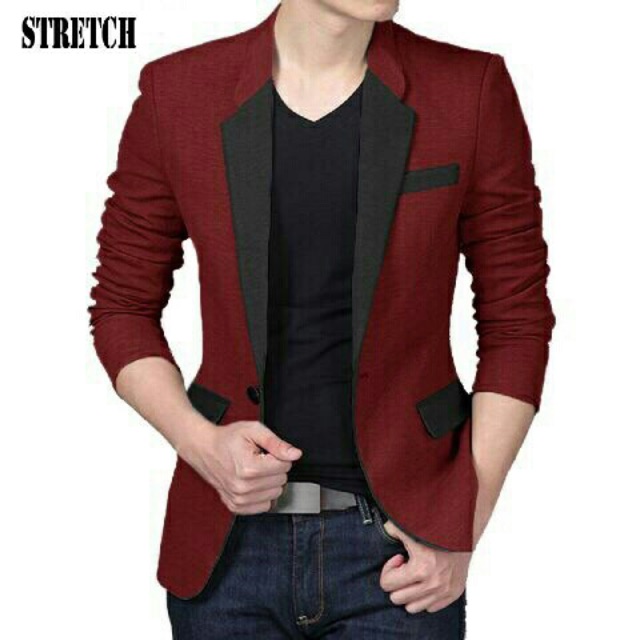 Maron blazer topman