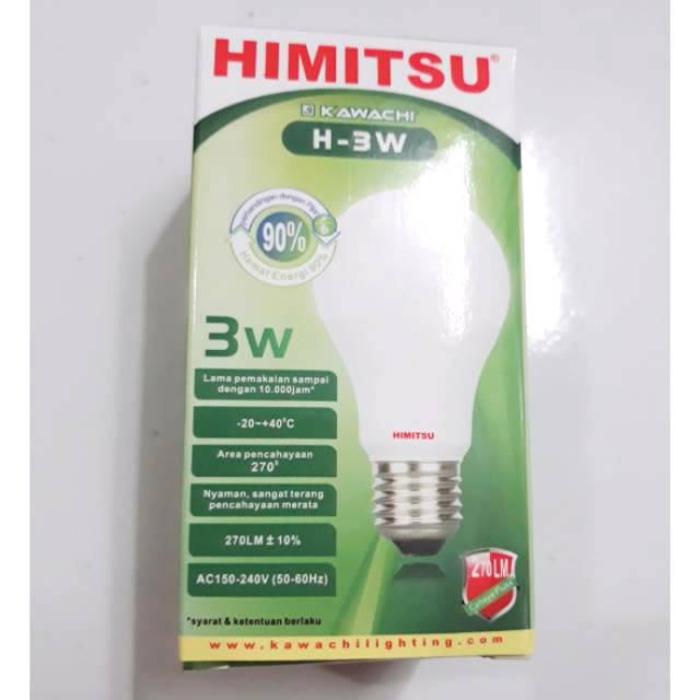 Lampu LED HIMITSU 3 Watt