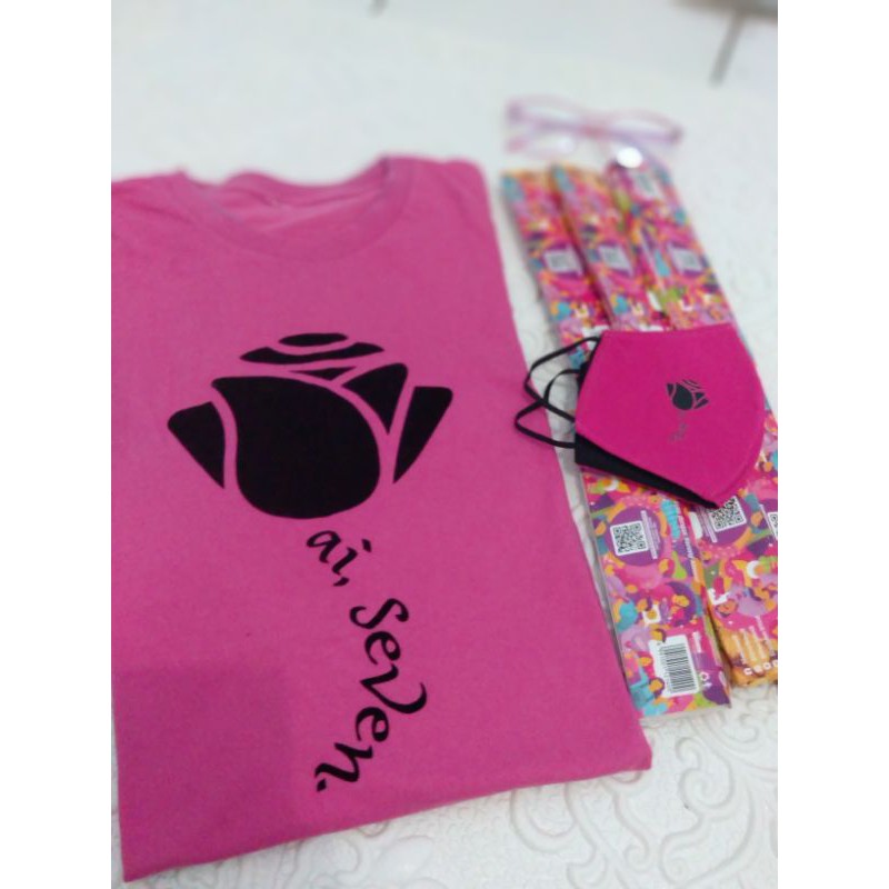 pink flower black series