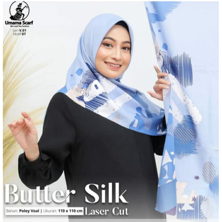 Butter Silk segi empat