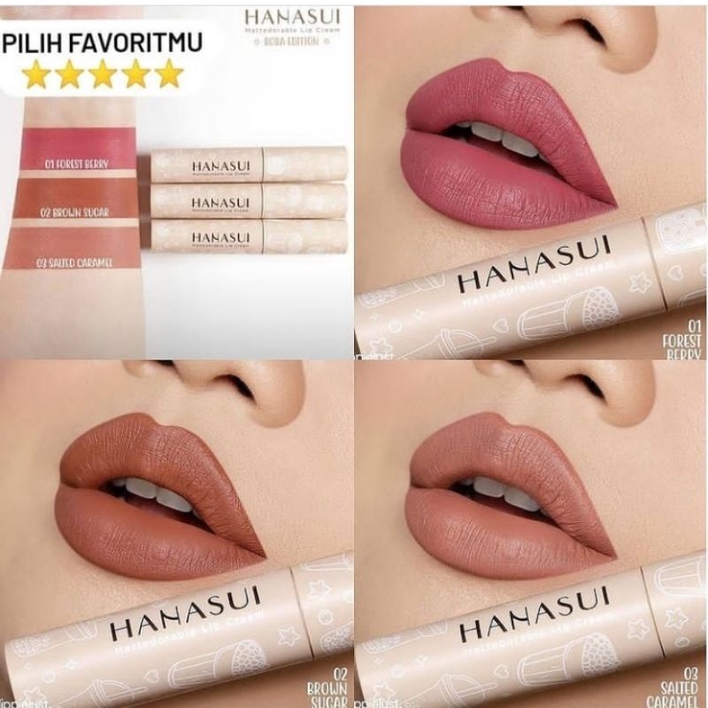 lipcream hanasui boba