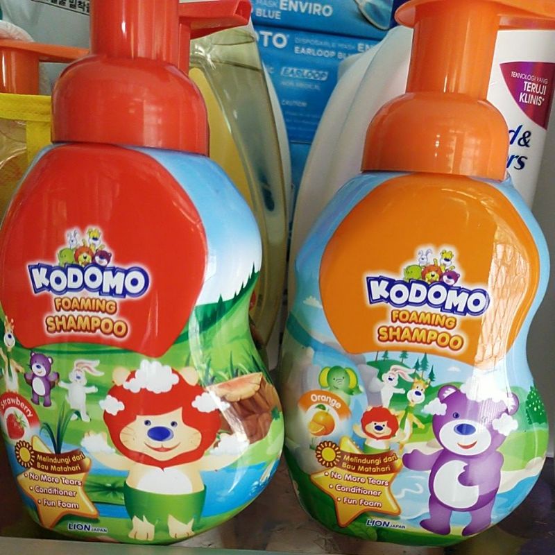 kodomo foaming shampoo 250ml