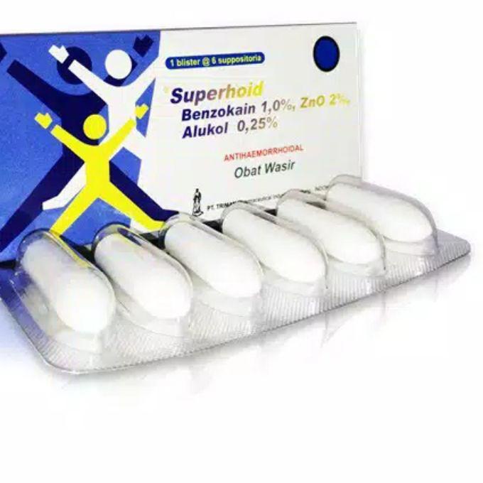 Superhoid suppositoria wasir ✓