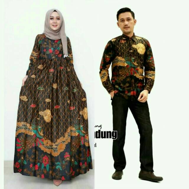 Sarimbit Couple Gamis Batik Megamendung