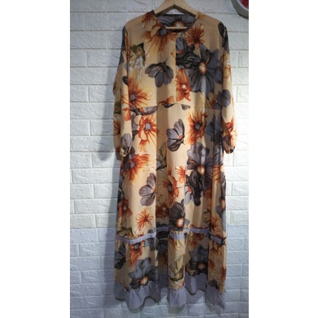 gamis bunga