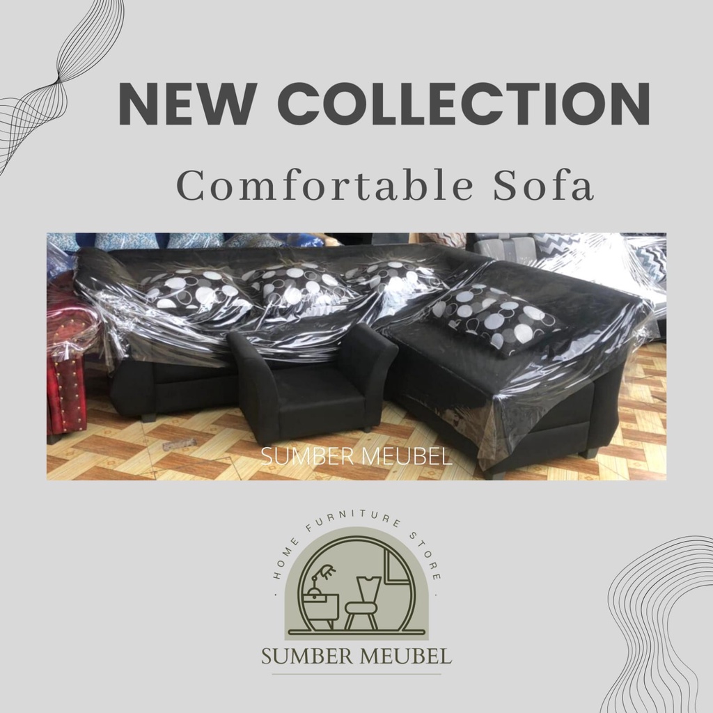 SOFA MINIMALIS SUDUT LARISSA