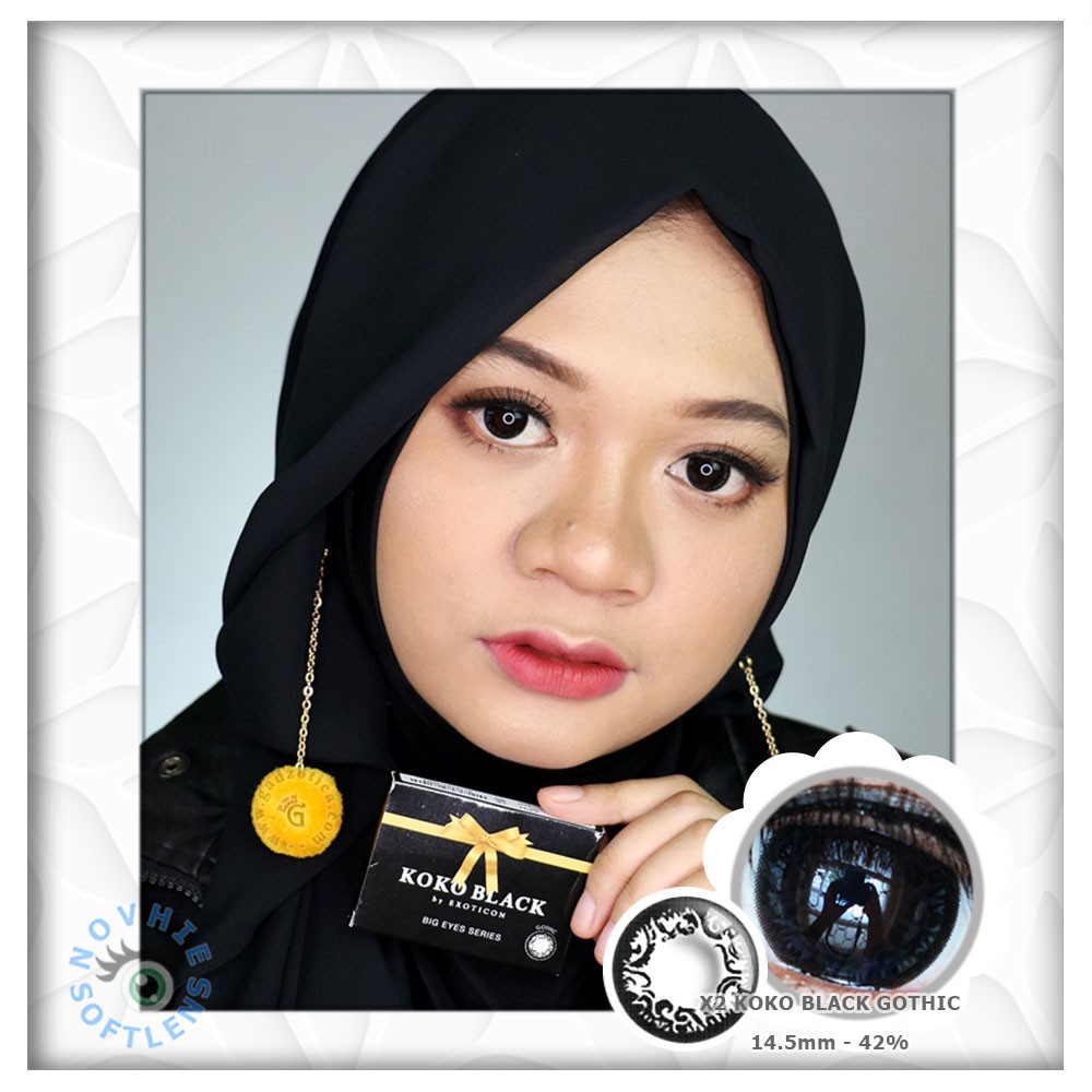 SOFTLENS X2 KOKO BLACK GOTHIC