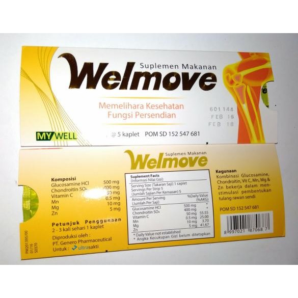 Welmove Suplemen Sendi Pegal Linu
