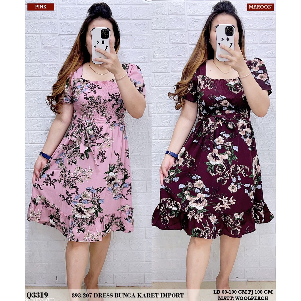 893.207 dress bunga