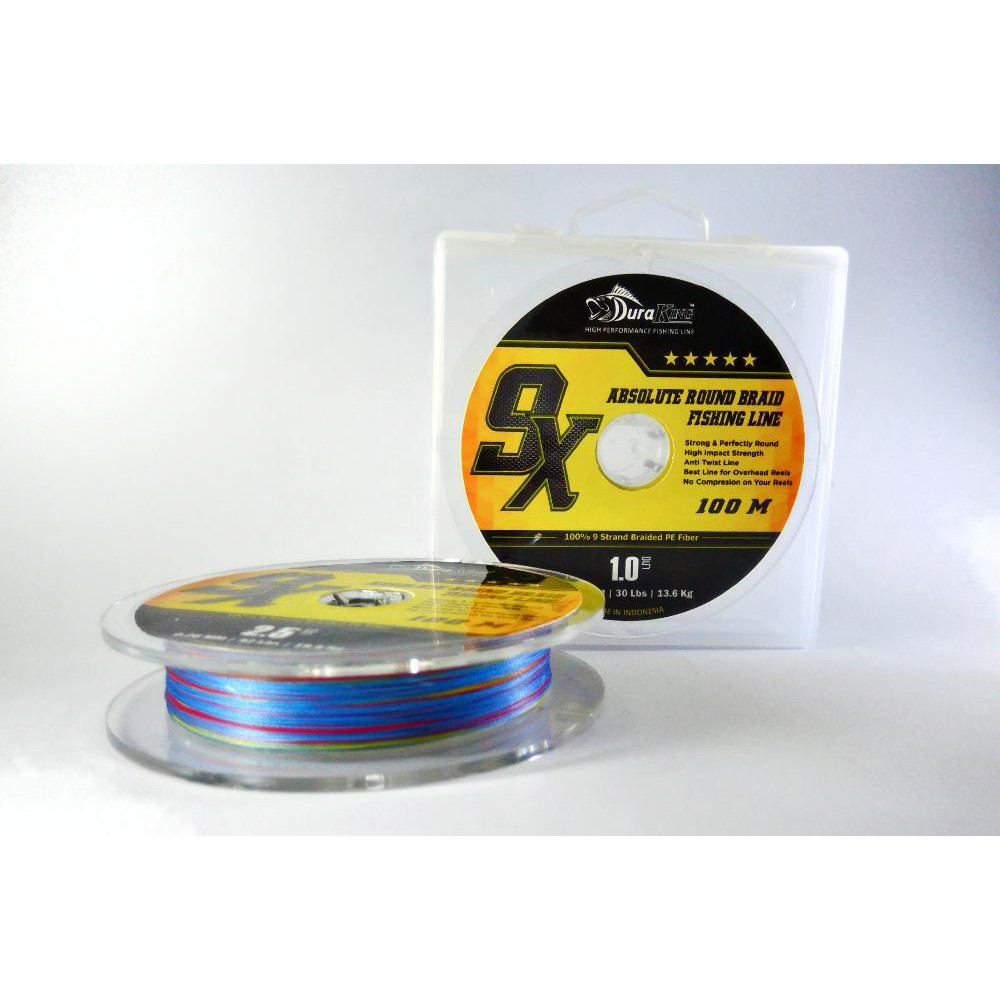 Senar Pancing Bait casting Pe Duraking X9