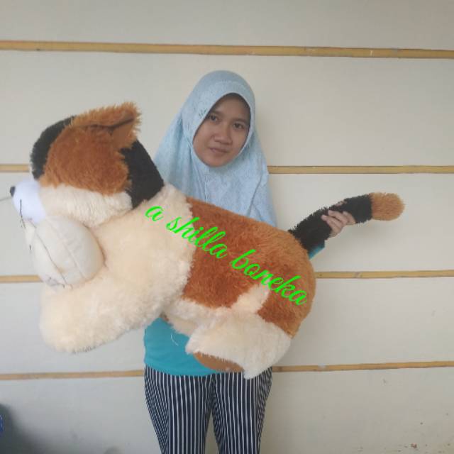 Boneka kucing ukir nama