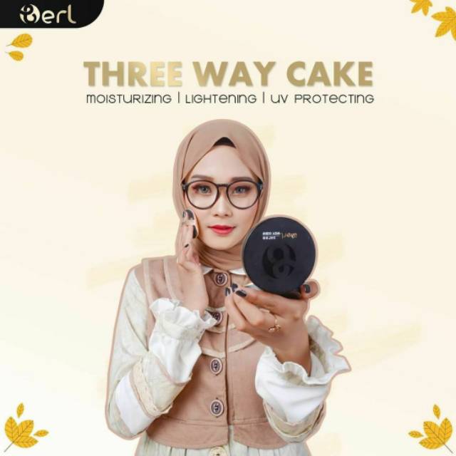 Bedak Three way cake berl