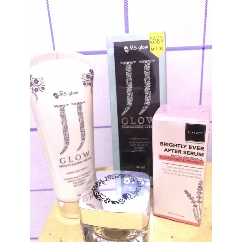 preloved jjglow dan Msglow