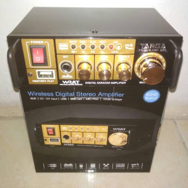 Amplifier mini targa 06 streeo usb bisa AC/DC
