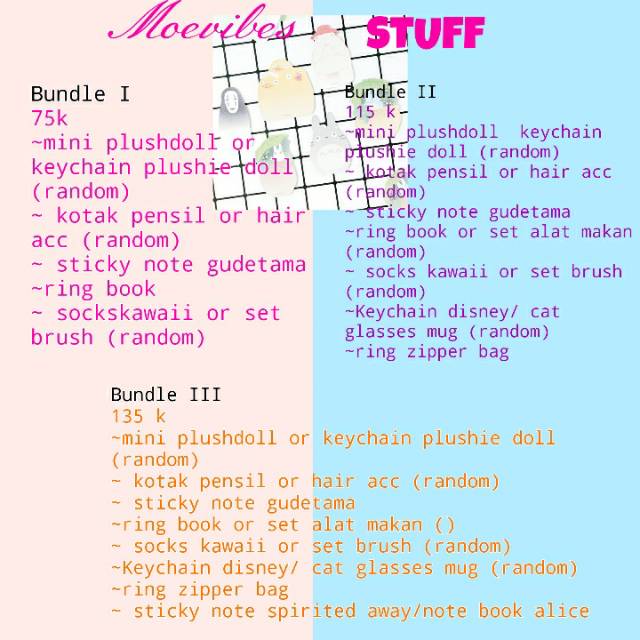 Kawaii bundle moevibes stuff