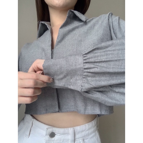 DAISY CROPPED SHIRT