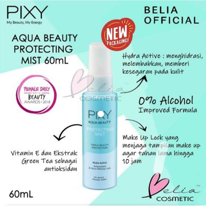 pixy face mist aqua beauty protecting 60ml