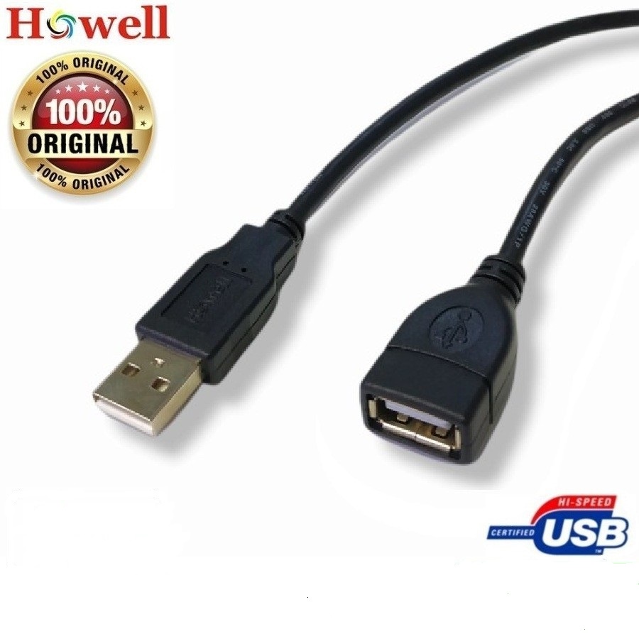 HOWELL KABEL USB 2.0 EXTENSION 2M