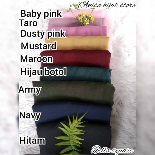 HIJAB BELLA SQUARE POLYCOTTON PREMIUM