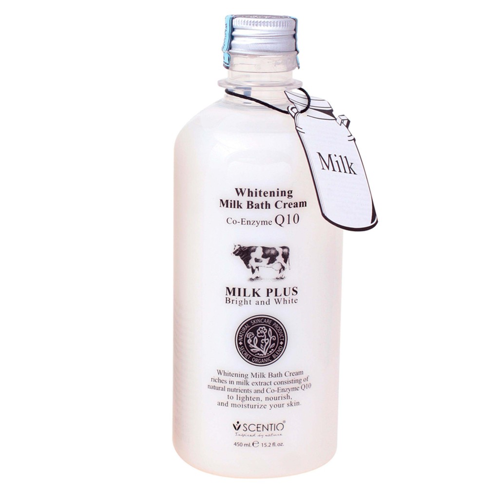 scentio milk plus bath cream