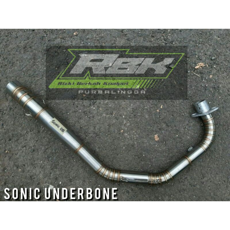 Leher pipa Knalpot Sonic Underbone