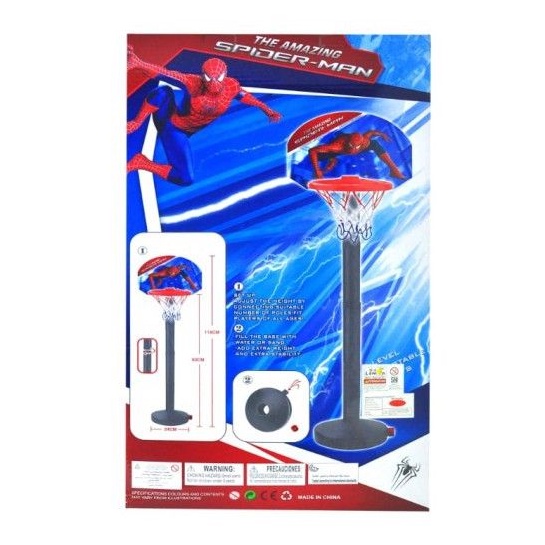 Mainan Ring Basket Papan Spiderman