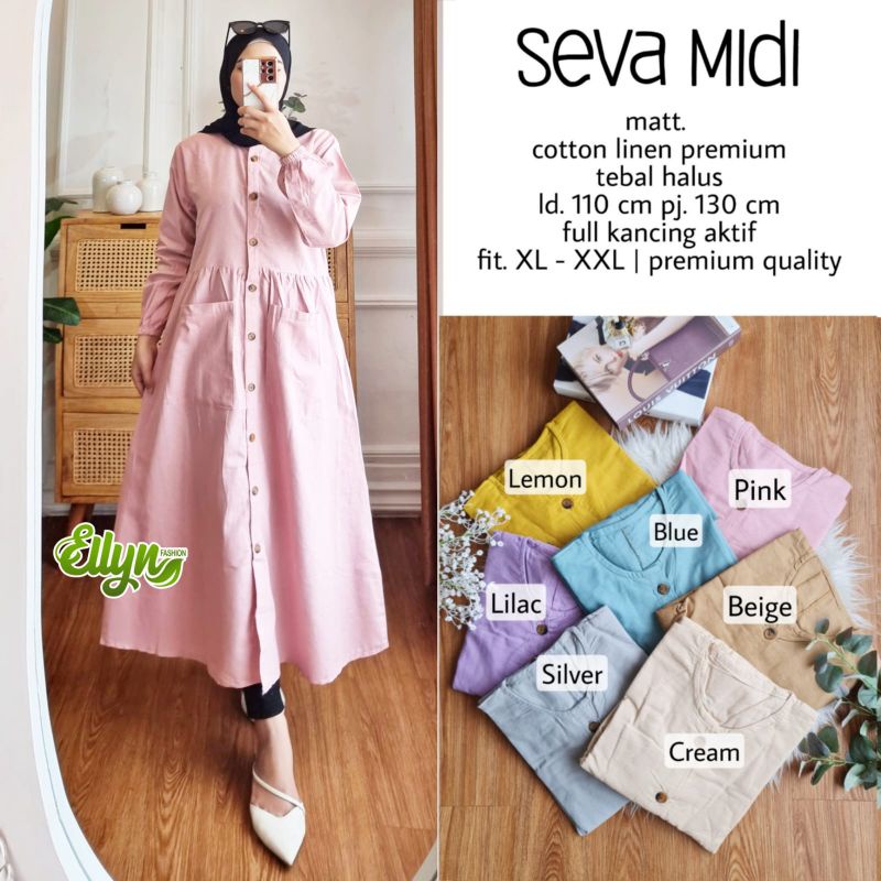 Seva Midi Dress By EILYN
