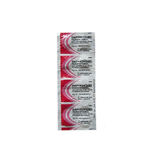 Dapyrin 500 mg 10 Tablet