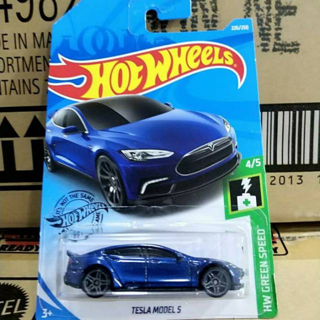 HOTWHEELS-TESLA MODEL S-BIRU