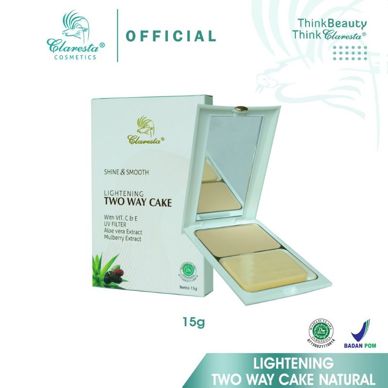 Two Way Cake Lightening Claresta With Vitamin C & E
