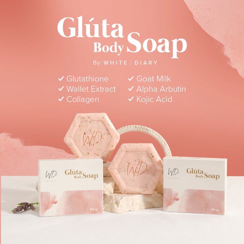 WHITE DIARY-GLUTA BODY SOAP
