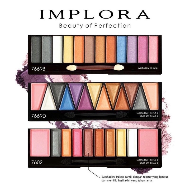 IMPLORA EYESHADOW PALLETE