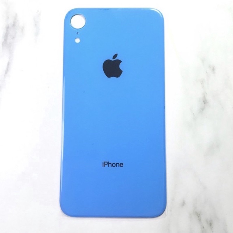 KACA BACK DOOR IPHONE XR BLUE
