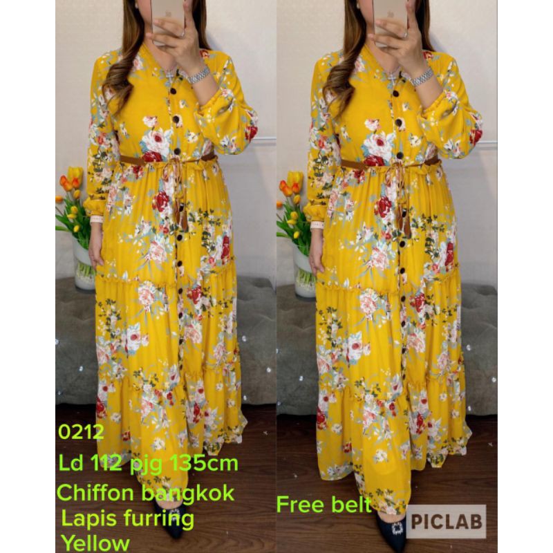 0212 gamis flower