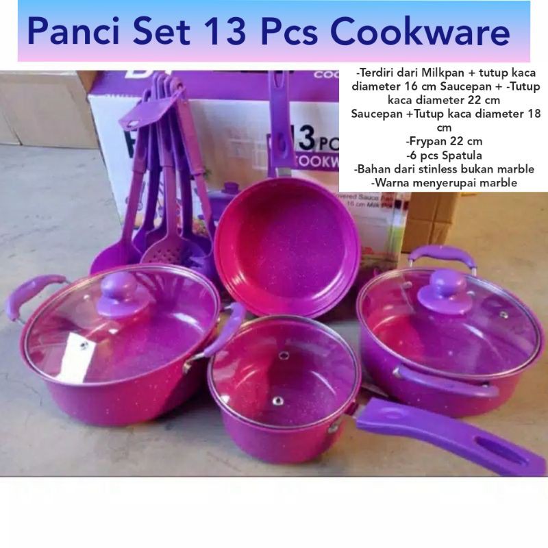 panci set isi 13
