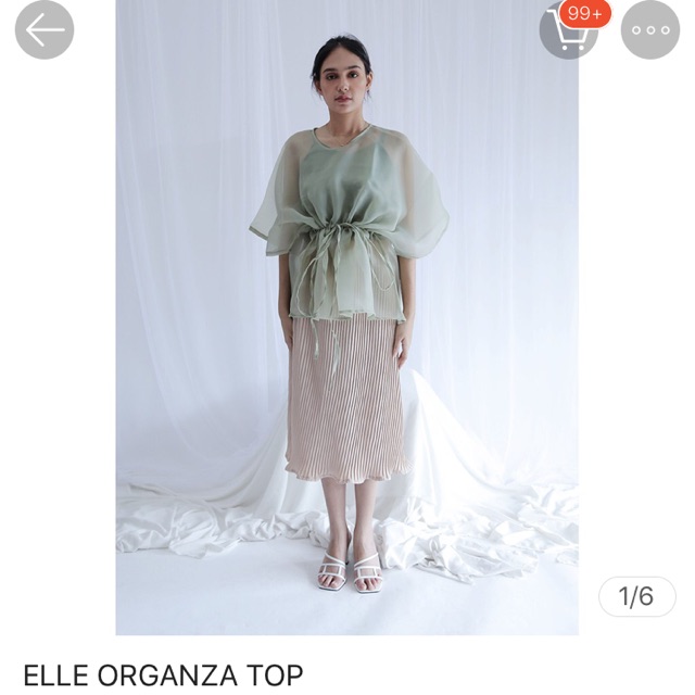 Elle ORGANZA TOP