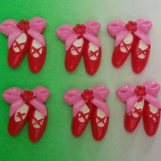 Resin ballet shoes