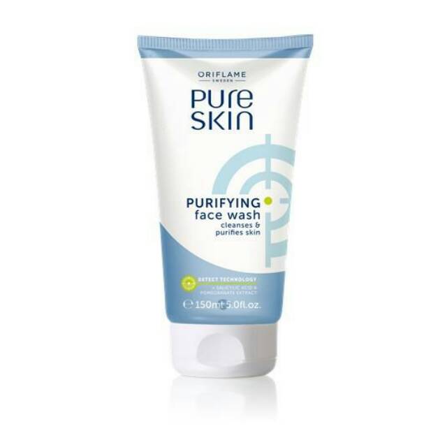 Pure skin purifying face wash
