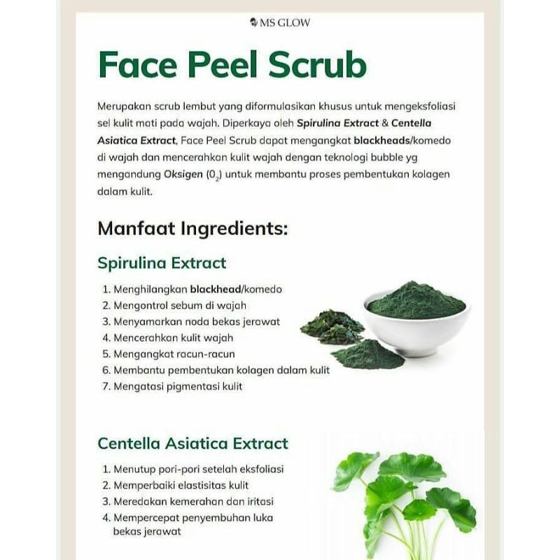 Face Peel Scrub MSGlow