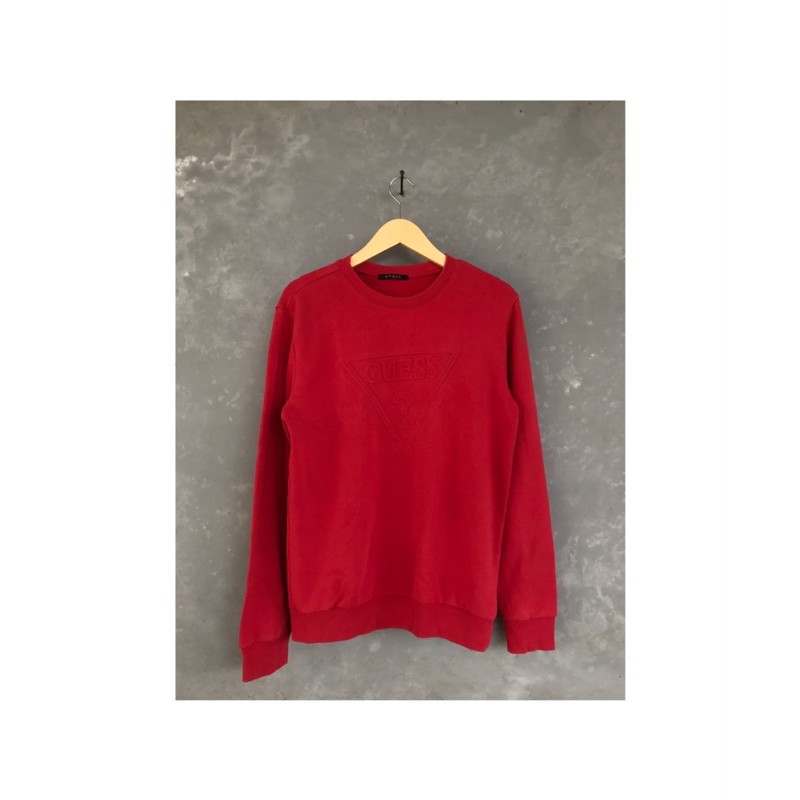Crewneck Guess Red