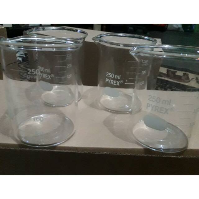 BEAKER GLASS 250ML PYREX TERMURAH