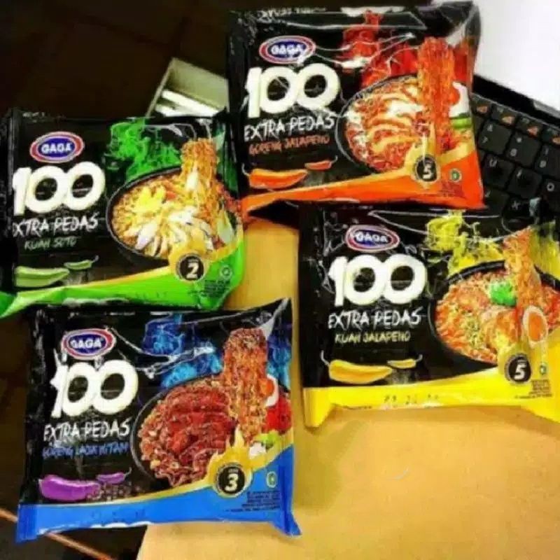 Mie Gaga 100 Extra Pedas All Variant